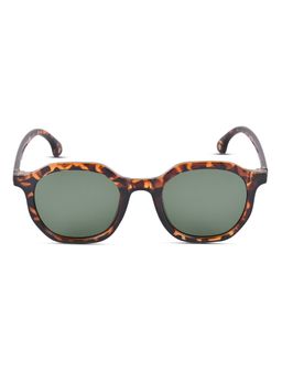 Voyage - Green Round Sunglasses for Unisex (3580MG3744)