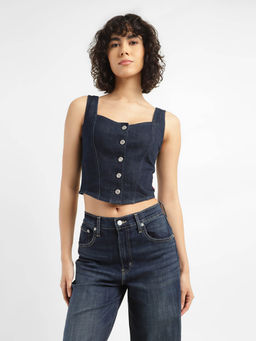 Levi's - Women's Solid Dark Indigo Top
