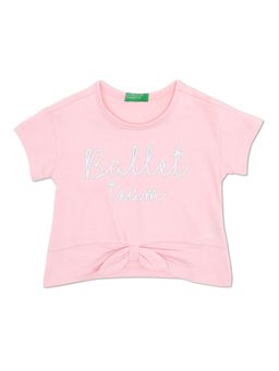 United Colors of Benetton - Girls Pink Graphic Top