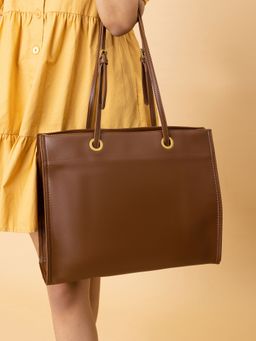 Twenty Dresses by Nykaa Fashion - Tan Update Your Look Handbag