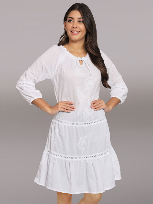 beige color dresses for women Beige Belted Midi Dress - All Dresses