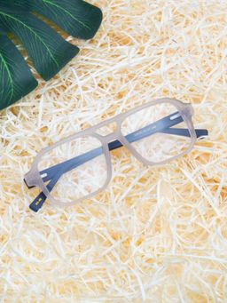 TED SMITH - Unisex Full Rim White Pilot Frame