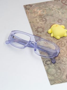 TED SMITH - Unisex Full Rim Purple Square Frame