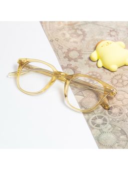 TED SMITH - Unisex Full Rim Yellow Square Frame