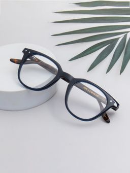 TED SMITH - Unisex Full Rim Blue Square Frame