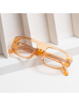 TED SMITH - Unisex Full Rim Brown Square Frame