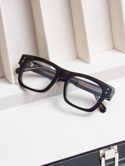 TED SMITH - Unisex Full Rim Black Square Frame