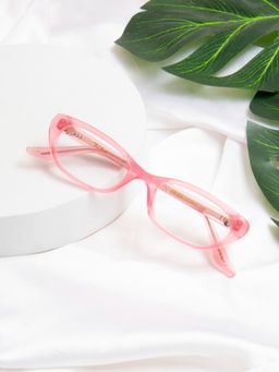 TED SMITH - Women Full Rim Pink Cat Eye Frame