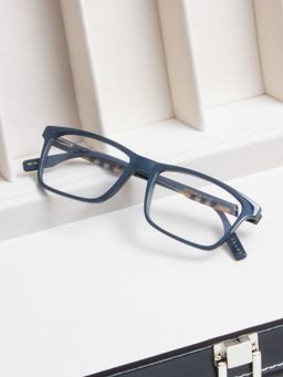 TED SMITH - Unisex Full Rim Blue Rectangle Frame
