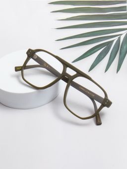 TED SMITH - Unisex Full Rim Green Pilot Frame