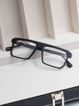 TED SMITH - Unisex Full Rim Black Square Frame