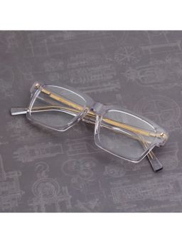 TED SMITH - Unisex Full Rim Clear Square Frame
