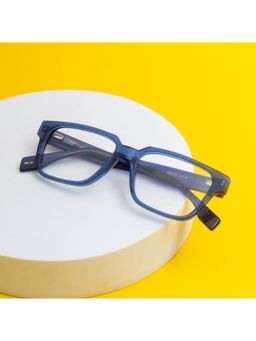 TED SMITH - Unisex Full Rim Blue Square Frame