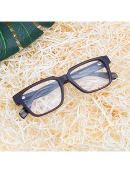 TED SMITH - Unisex Full Rim Brown Square Frame