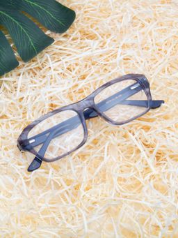 TED SMITH - Unisex Full Rim Blue Square Frame