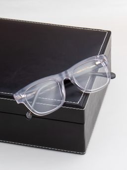 TED SMITH - Unisex Full Rim Clear Square Frame