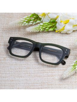 TED SMITH - Unisex Full Rim Green Square Frame