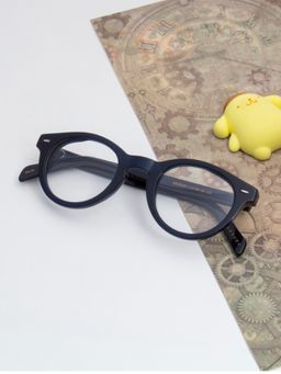 TED SMITH - Unisex Full Rim Blue Round Frame