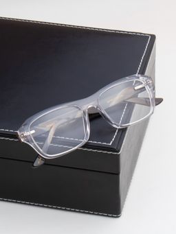TED SMITH - Unisex Full Rim Clear Square Frame