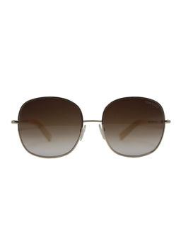 Tom Ford Eyewear - Women Full Rim Brown Lens Square Sunglasses (57)