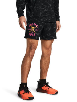 Under Armour - Mens Project Rock Rival Terry Printed Shorts