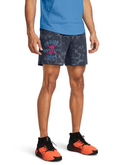 Under Armour - Mens Project Rock Rival Terry Printed Shorts