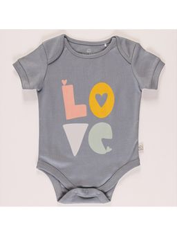 FURR BALLS - Purple Baby Organic Love Short Sleeves Romper