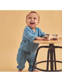 FURR BALLS - Blue Baby Snuggle Co-Ord (Set of 2)