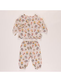 FURR BALLS - White Baby Snuggle Co-Ord (Set of 2)