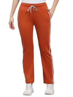 Monte Carlo - Women Regular Coral Solid Trackpant