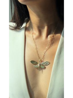 DaMAK - Dragonfly Gold Necklace