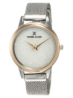 Daniel Klein - Analog White Dial Women Watch- DK12040-4