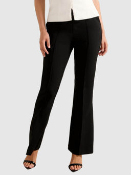 Forever New - Black Bethany Pintuck Flare Pant