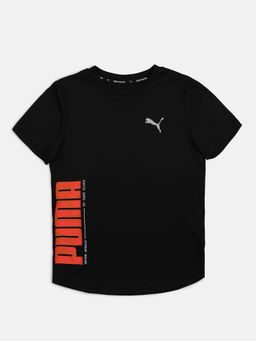 Puma - Active Sports Poly Boys Black T-shirts