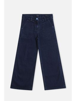 Allen Solly - Girls Navy Regular Fit Jeans