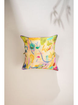 Freedom Tree - Palette Cotton Buttercup Cushion Cover (18 x 18 inches)