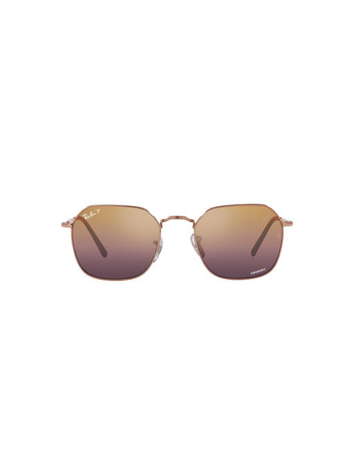 Buy Ray-Ban Rose Gold Sunglasses (0RB3694-Irregular- Rose  display picture 1