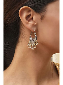 Biba - Women Oxidised Gold Brass Chaandbali