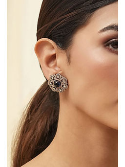 Biba - Women Navy Brass Studs