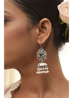 Biba - Women Multi Brass Jhumka