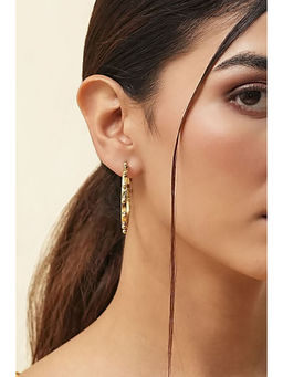 Biba - Women Gold Brass Hoops