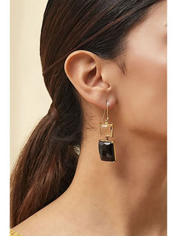 Biba - Women Black Brass Danglers