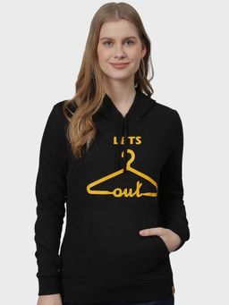 PINACOLADA - Black Printed Sweatshirt