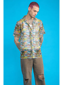 FREAKINS - Multi-Color Comicon Mesh Shirt