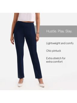 Blissclub - Women Ultimate Tall with 2 Side Zippered Pockets Straight Pant