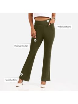 Blissclub - Women Cotton Tall Flare Pant