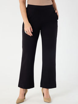 Femmella - Black Straight Pant