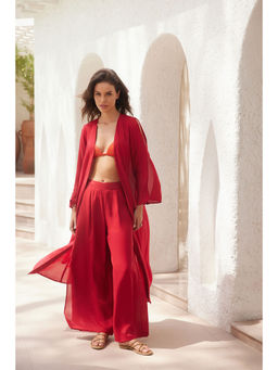 Femmella - Ruby Red Provence Pant