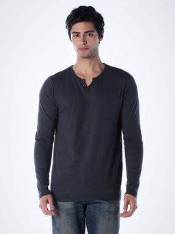 Jack & Jones - Men Slim Fit Black T-Shirt
