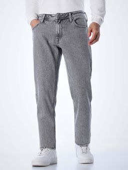 Jack & Jones - Men Straight Fit Grey Jeans